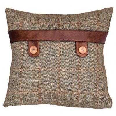 Belt And Button Cushion